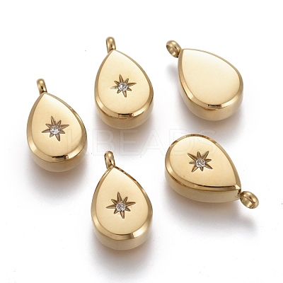 316 Surgical Stainless Steel Pendants STAS-I164-037G-1