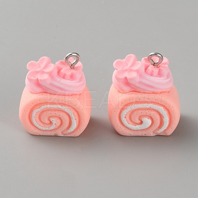 Opaque Resin Pendants RESI-CJC0028-05P-01-1
