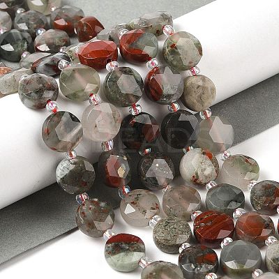 Natural Bloodstone Bead Strands G-C116-A06-01-1