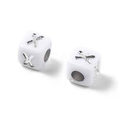 Opaque Acrylic Beads OACR-D282-06X-1