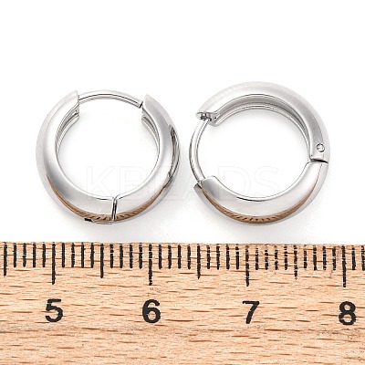 316 Surgical Stainless Steel Creoles Hoop Earrings for Women EJEW-G429-01A-P-1