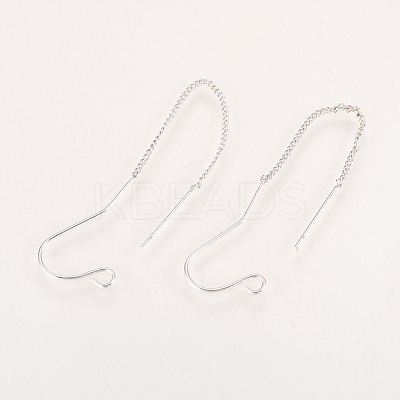 16pcs Brass Stud Earring Findings KK-UN0001-08-1