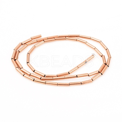 PVD Vacuum Plating Non-magnetic Synthetic Hematite Beads Strands G-F682-02-RG-1