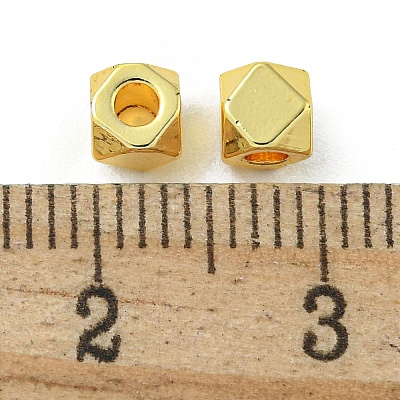 Rack Plating Brass Spacer Beads FIND-T071-03G-C02-RS-1