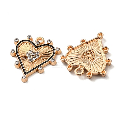 Alloy Enamel Pendants FIND-K030-17G-G-1