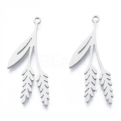 Non-Tarnish 201 Stainless Steel Pendants STAS-N090-LA971-1-1