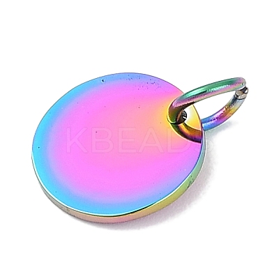 Ion Plating(IP) 304 Stainless Steel Pendants STAS-I311-32C-RC-1