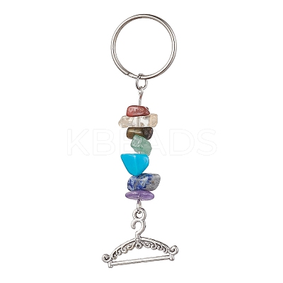 Tibetan Style Zinc Alloy Keychains KEYC-JKC00728-02-1