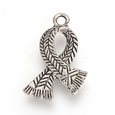 Tibetan Style Alloy Pendants TIBEP-Q064-133AS-RS-1
