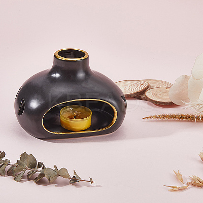 Porcelain Palo Santo Holder Burner AJEW-WH20018-74A-1