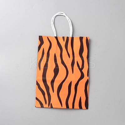 Rectangle Animal Print Paper Gift Bags ABAG-TAC0006-42F-1