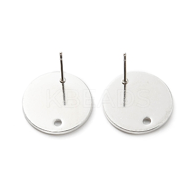 201 Stainless Steel Stud Earring Findings STAS-P308-09C-S-1