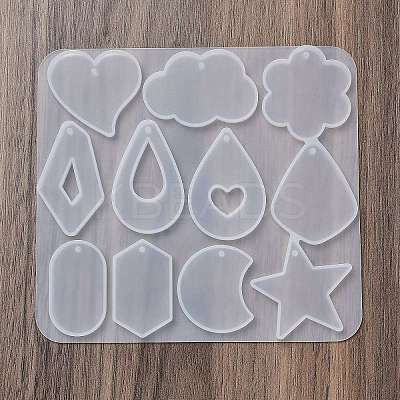 Geometry Earrings Pendants DIY Silicone Mold X1-DIY-Q033-01B-1