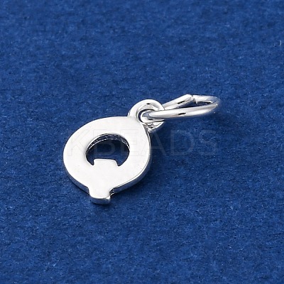 925 Sterling Silver Letter Charms LS-STER-C012-01S-Q-1