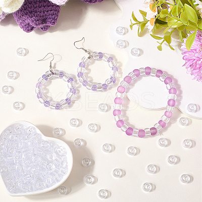 800Pcs Transparent Plastic Beads KY-SP0001-52B-1