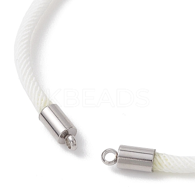 Nylon Round Cord Slider Bracelet Makings AJEW-JB01516-03-1