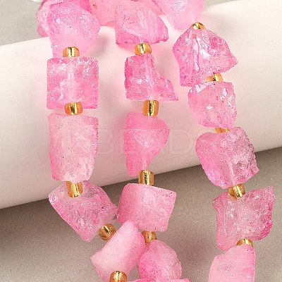 Raw Rough Natural Quartz Crystal Beads Strands G-Z131-J01-11-1