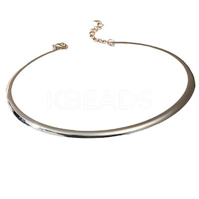 Alloy Circle Ring Choker Necklaces for Women FS-WGE9154-02-1