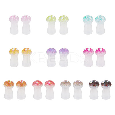 300Pcs 10 Colors Opaque Glass Beads GLAA-GO0001-02-1