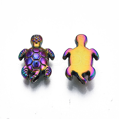 Rack Plating Rainbow Color Alloy Beads LS-X-PALLOY-S180-333-1