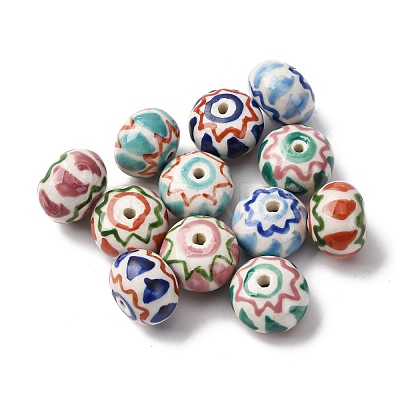 Handmade Porcelain Beads PORC-Q004-01-1