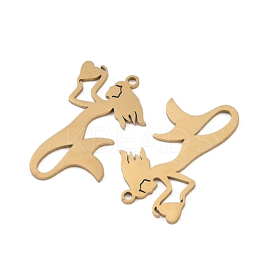 201 Stainless Steel Pendants STAS-I364-06G-1