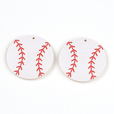 Printing Wood Pendants WOOD-N016-52B-02-1