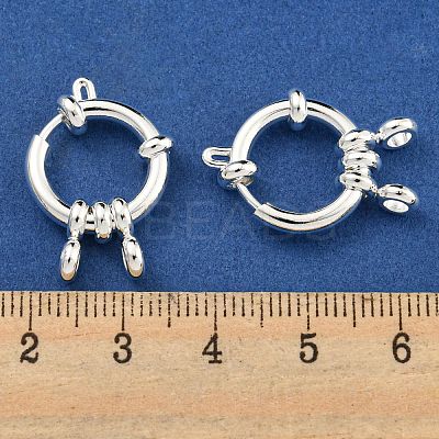 304 Stainless Steel Spring Ring Clasps STAS-G190-17S-A-1