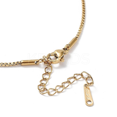 Mother's Day Brass Micro Pave Clear Cubic Zirconia Pendant Necklaces NJEW-G126-01D-1