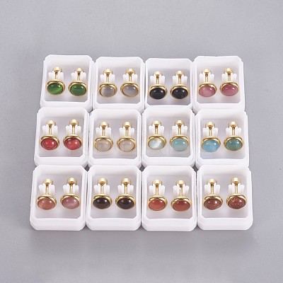 304 Stainless Steel Earlobe Plugs EJEW-F227-20G-A-1