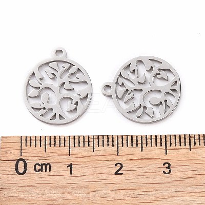 Non-Tarnish 201 Stainless Steel Pendants STAS-S105-JN890-1