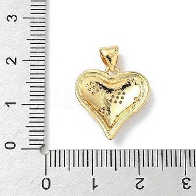 Brass Micro Pave Cubic Zirconia Pendants KK-P330-08A-G02-1