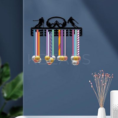Fashion Iron Medal Hanger Holder Display Wall Rack ODIS-WH0037-217-1