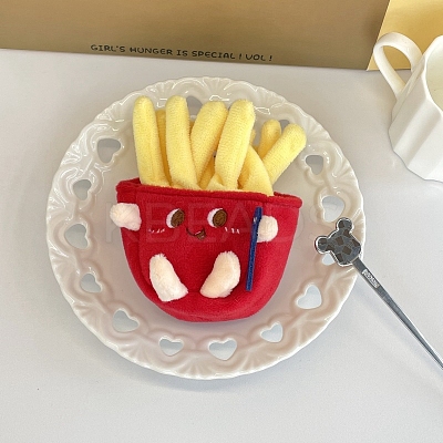Cute Cartoon Fast Food Theme Plush Wallets for Children PW-WGEB931-04-1