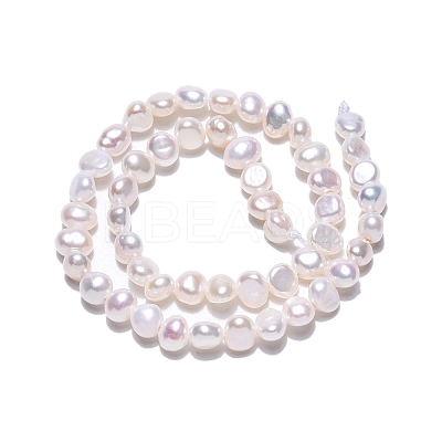 Natural Cultured Freshwater Pearl Beads Strands PEAR-N014-03D-01-1
