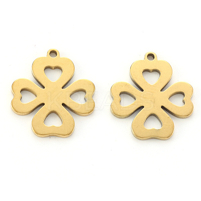 PVD Vacuum Plating 304 Stainless Steel Pendants LS-STAS-N092-06G-1