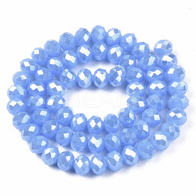 Electroplate Glass Beads Strands LS-EGLA-A034-J10mm-A02-1