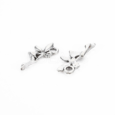 Tibetan Style Alloy Pendants TIBE-S320-198AS-1