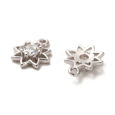 Rhodium Plated 925 Sterling Silver Pendant STER-H110-19P-1