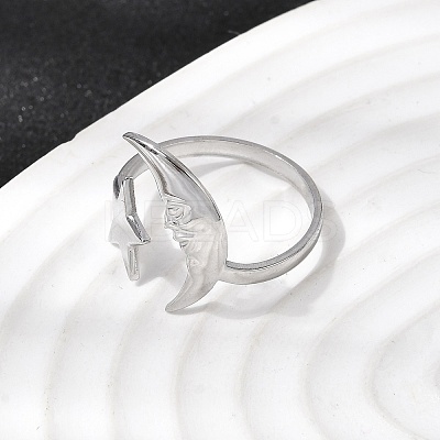 304 Stainless Steel Cuff Open Rings RJEW-H265-03P-1