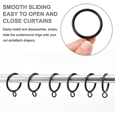 Iron Curtain Rings with Eyelet FIND-BC0003-56-1