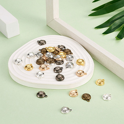 36Pcs 6 Colors Alloy Charms FIND-CW0001-19-1