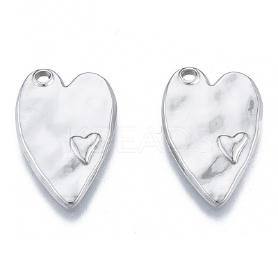 Non-Tarnish 304 Stainless Steel Pendants STAS-N098-187P-1