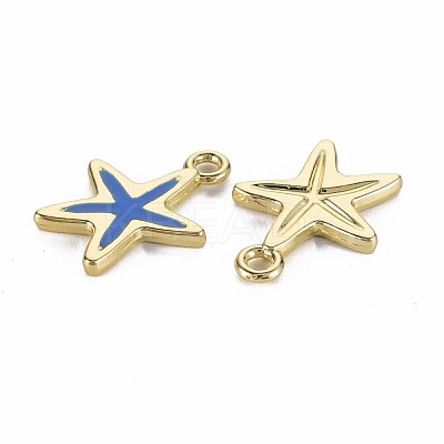 Rack Plating Alloy Pendants PALLOY-S132-234B-RS-1