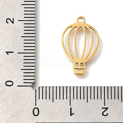 201 Stainless Steel Pendants STAS-R136-07G-1