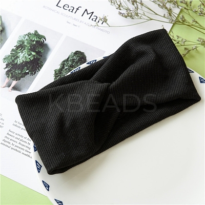 Solid Color Wide Cloth Headbands PW-WG89657-03-1