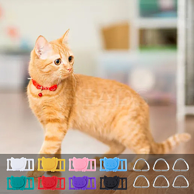 64Pcs 25 Style Rectangle Shape Plastic Buckle Clasps FIND-DC0004-63-1