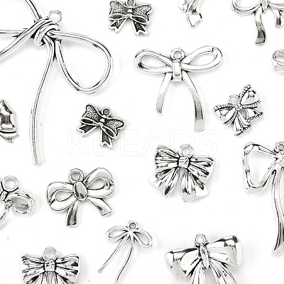 80Pcs 16 Styles Tibetan Style Alloy Pendants TIBEP-FS0001-31-1