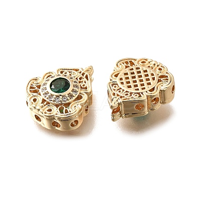 Brass Glass Beads KK-M318-40G-02-1