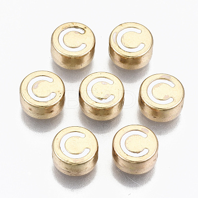 Alloy Enamel Beads X-ENAM-S122-029C-RS-1